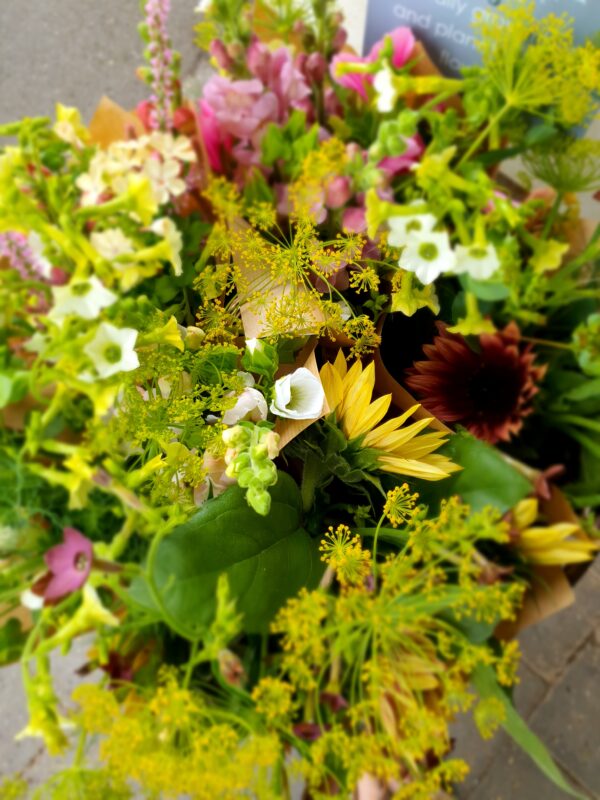 large bunch of flowers Saturday collection
