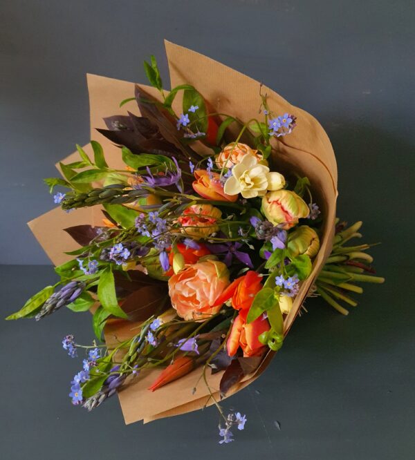 hand tied bouquet Saturday collection